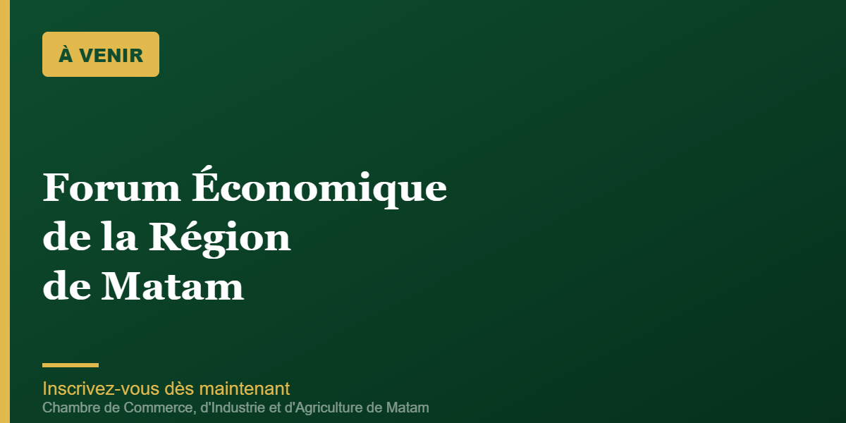 Forum Économique de la Région de Matam